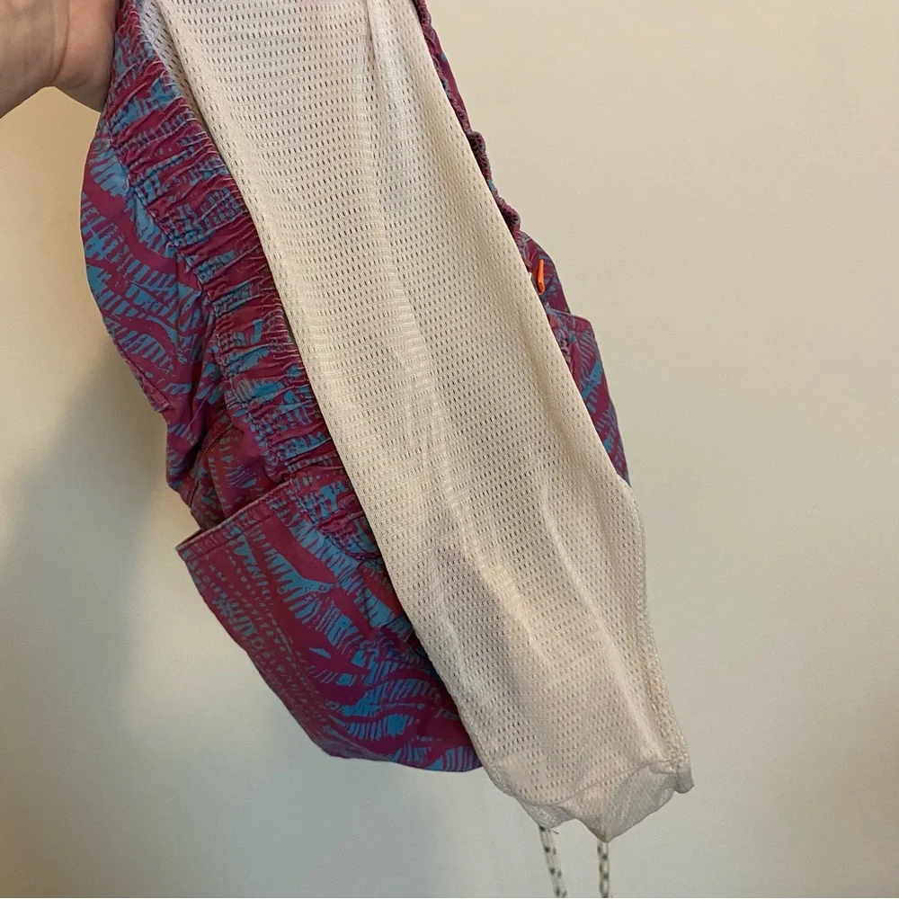 Psycho Bunny Blue and Purple Swim Trunks size Small